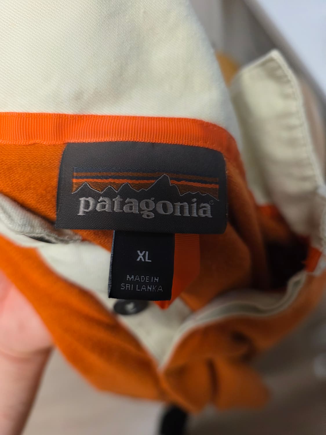 파타고니아 럭비티 오렌지 XL 110 카라티 상품이미지5