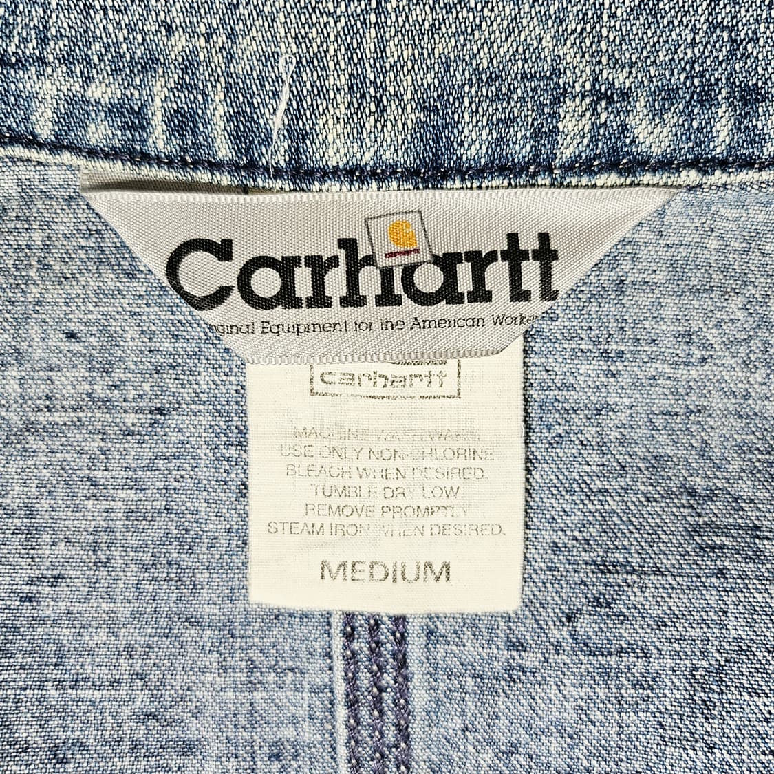 [M][칼하트Carhartt] 90's 미시간 초어 워시드 데님 자켓 상품이미지8