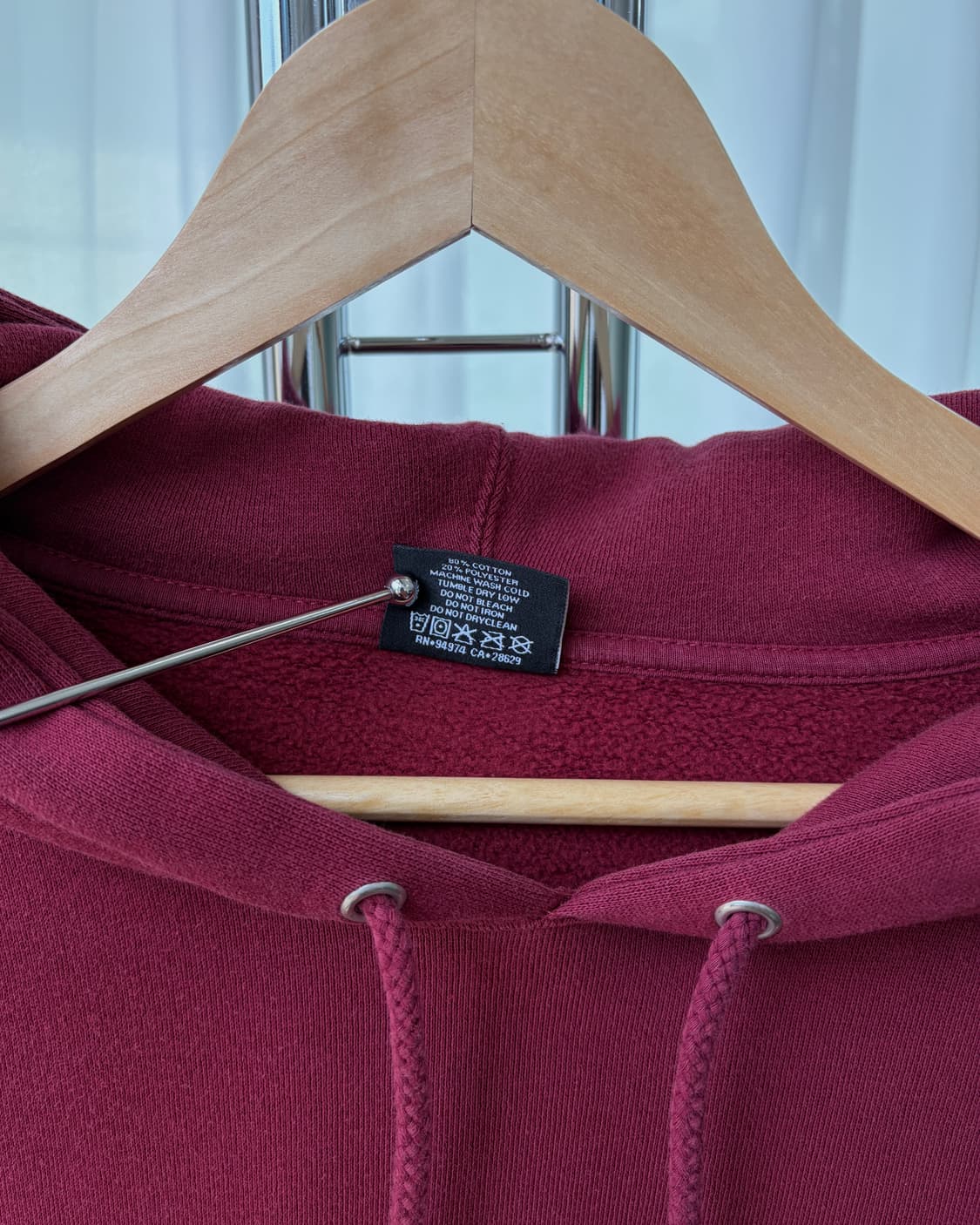 [L]스투시 STUSSY 일본판 SEOUL 버건디 후드티 상품이미지8