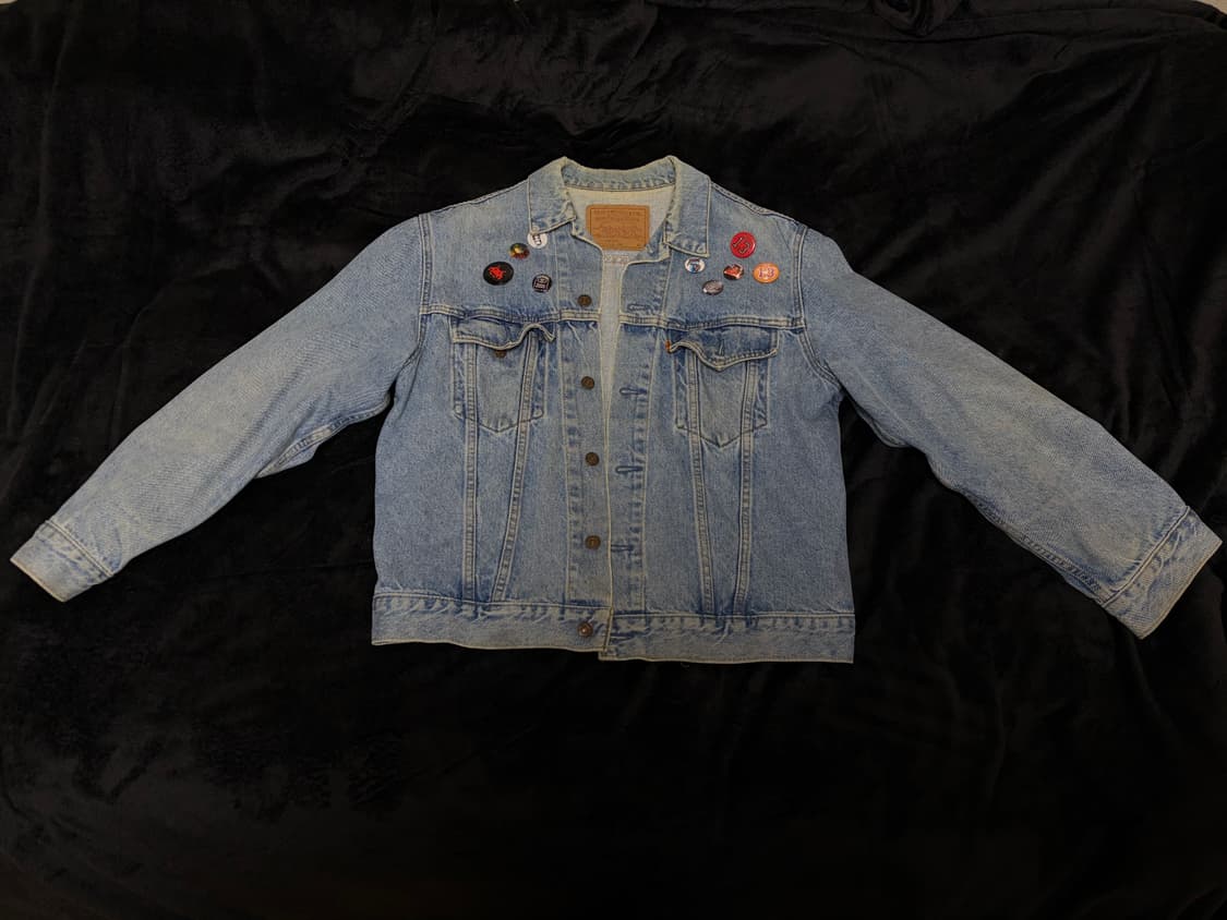 90‘s 리바이스 오렌지탭 트러커 데님자켓 L(42)사이즈 상품이미지1