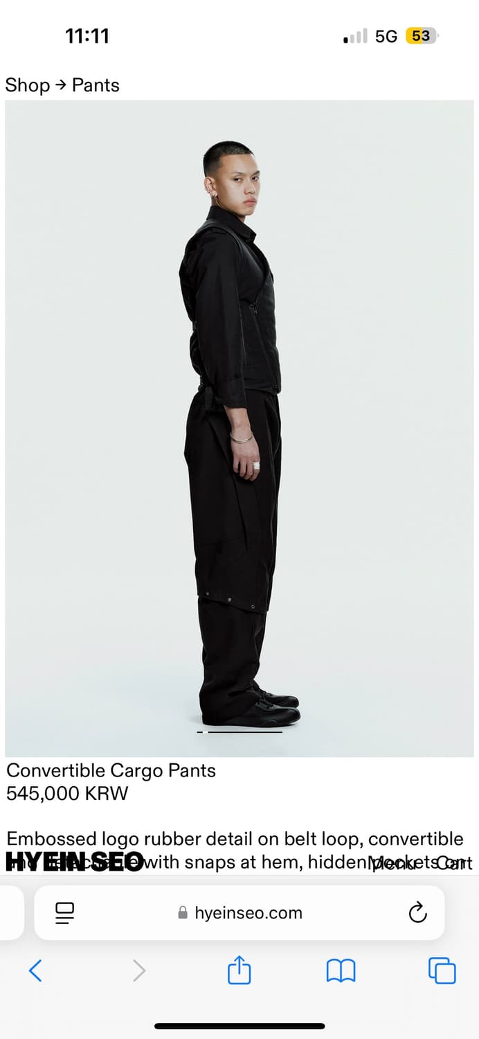 Convertible Cargo Pants 상품이미지4