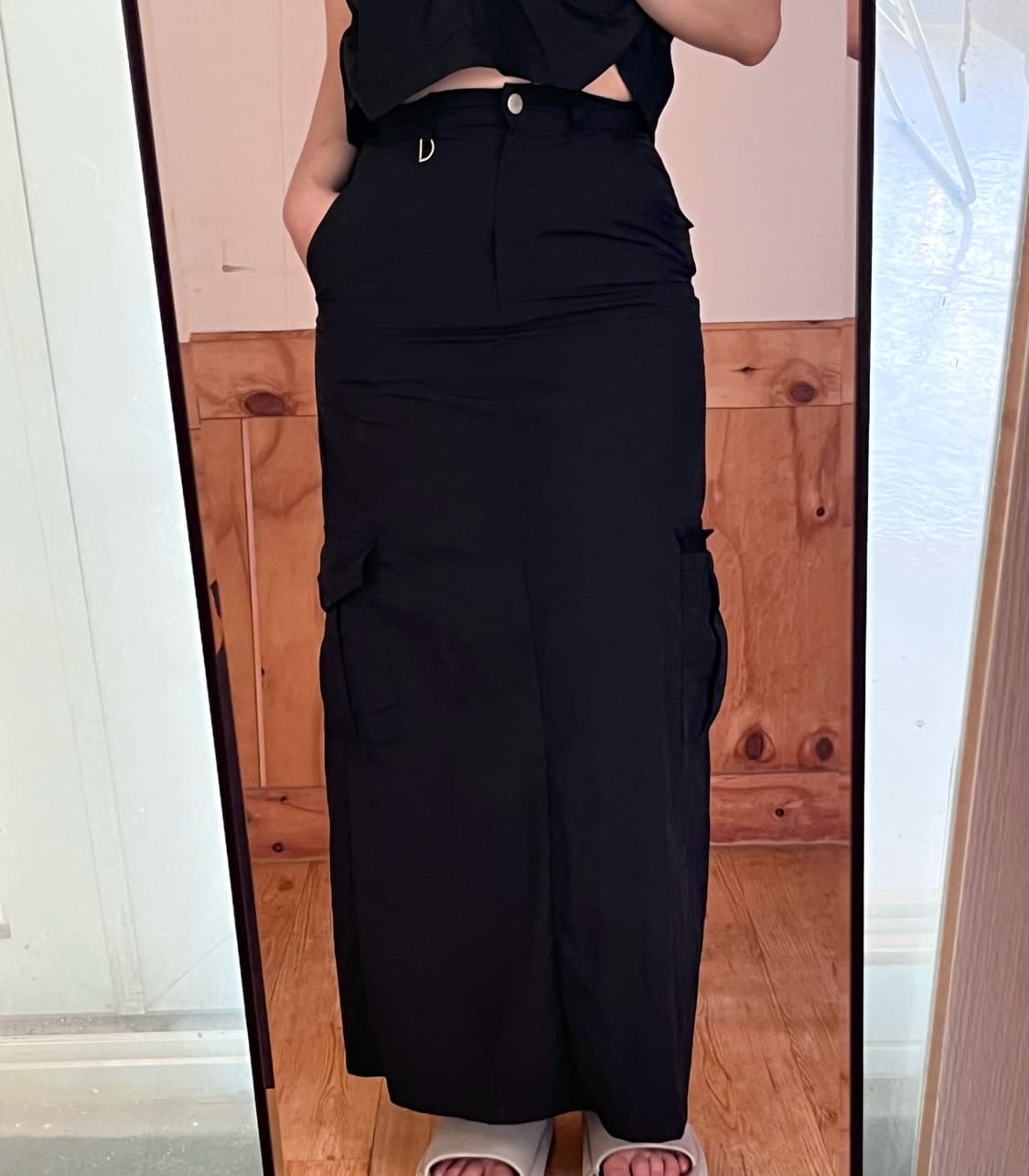 Clo studio 나일론 스커트 상품이미지2