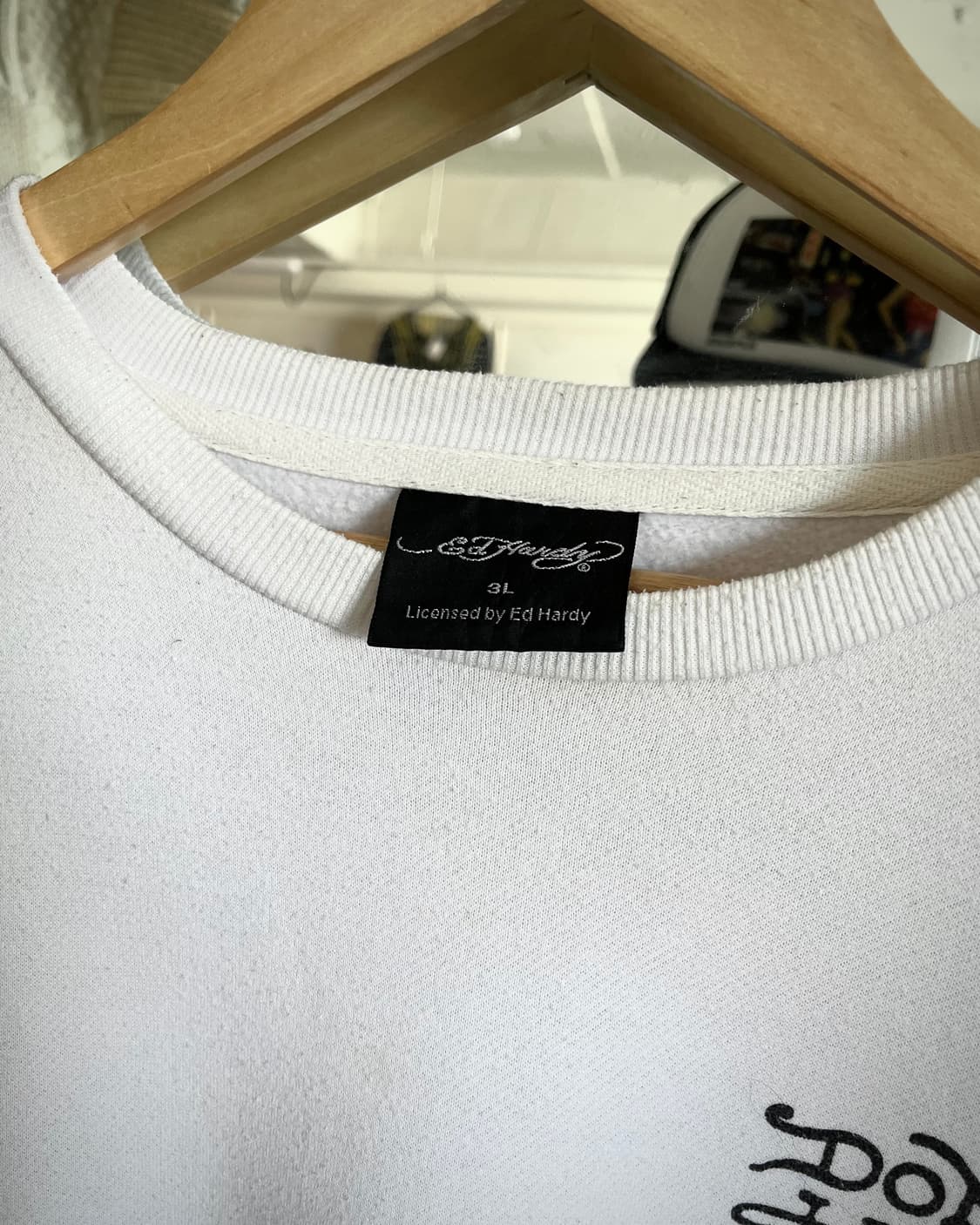 2000s ED Hardy Icon Print Big Sweatshirt 상품이미지5