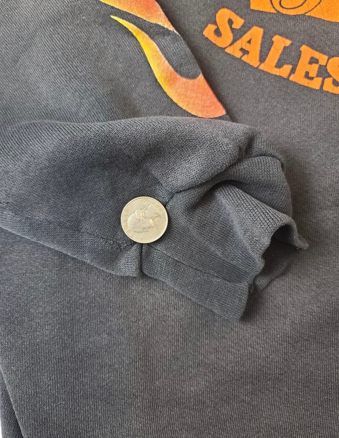 빈티지 할리데이비슨 플레임 후드집업 상품이미지4