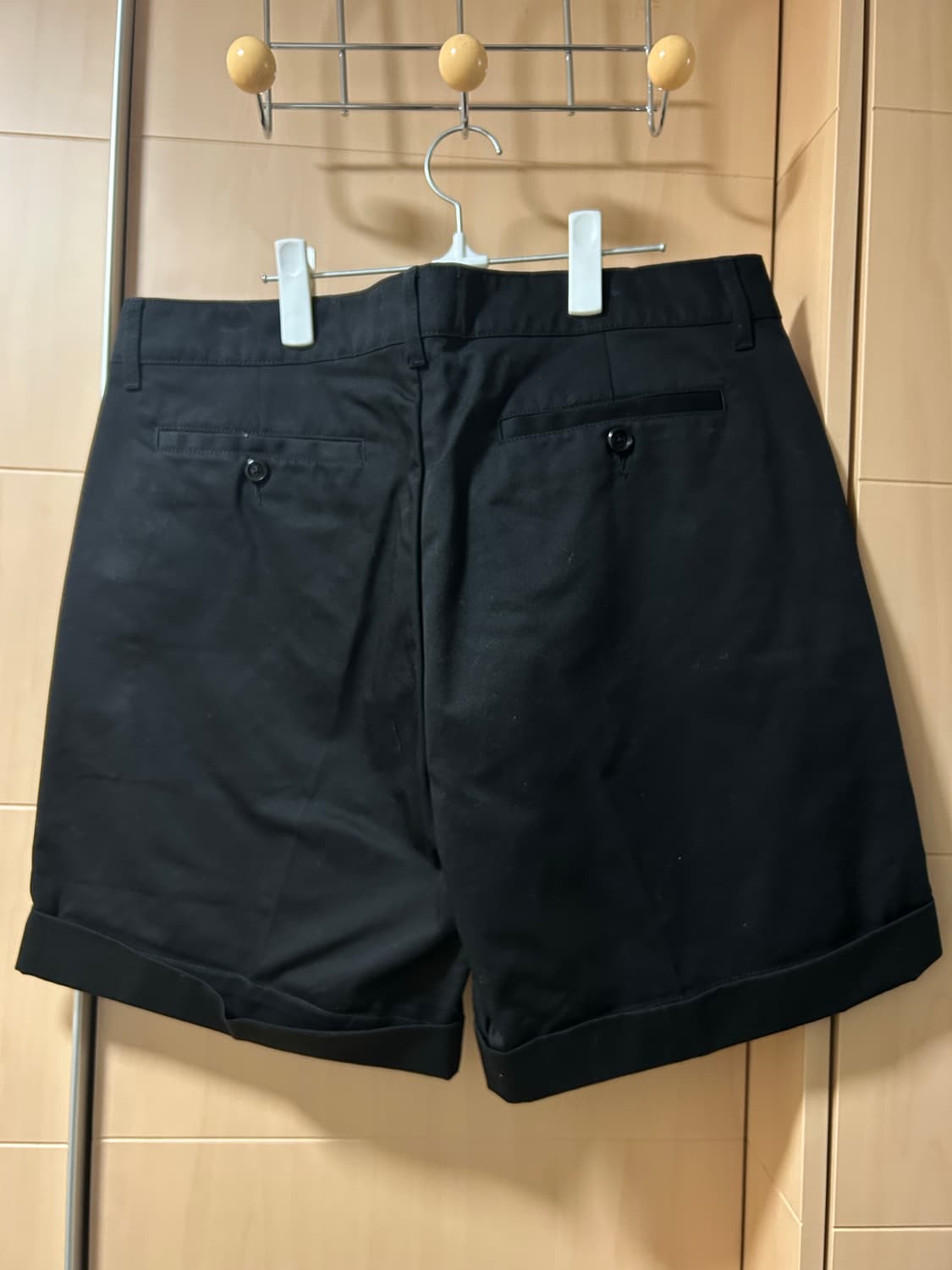 Ami 아미 남성 블랙 코튼 숏팬츠 XL 상품이미지2