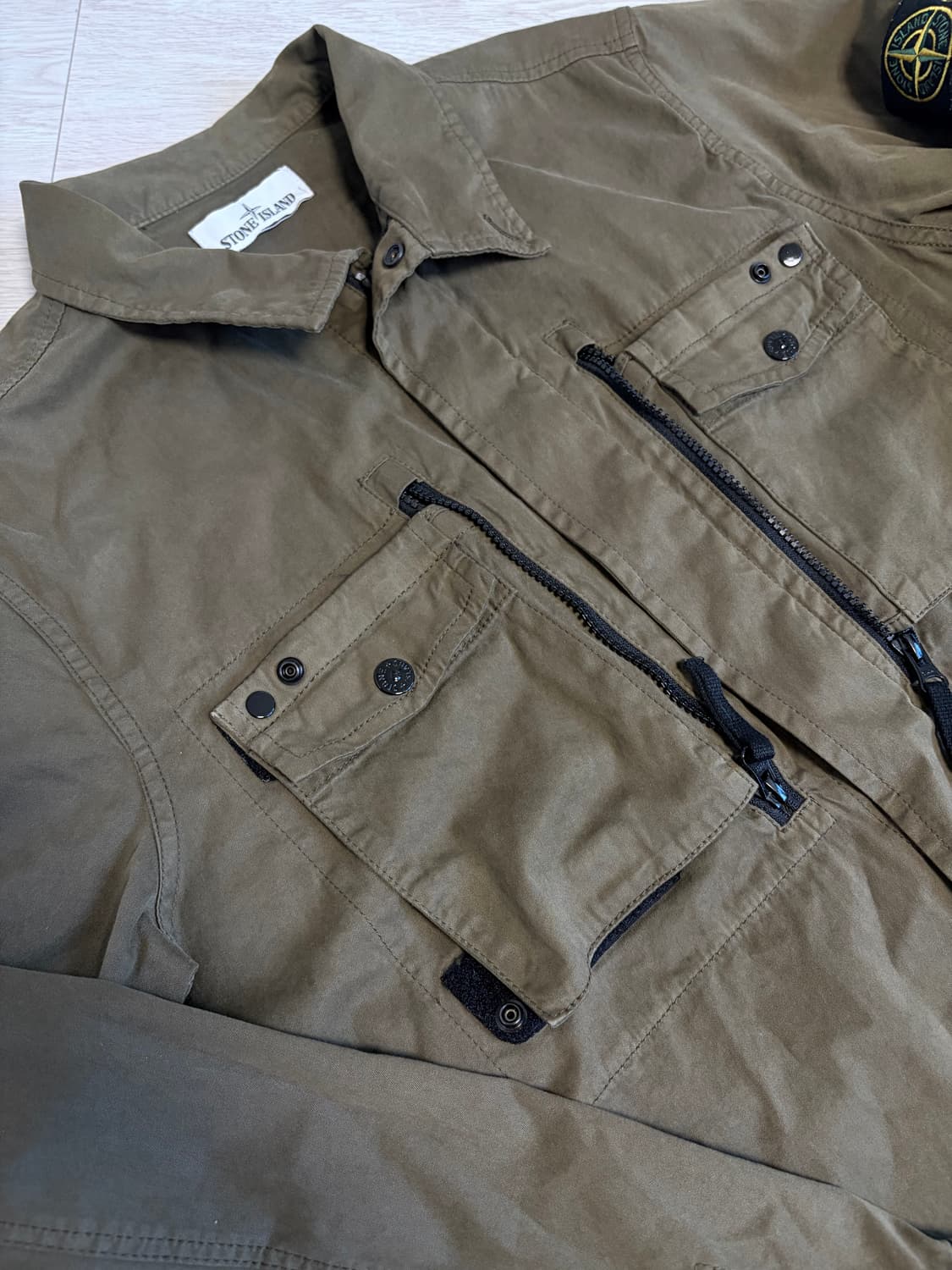 스톤아일랜드 수피마 코튼 TC오버셔츠 상품이미지2