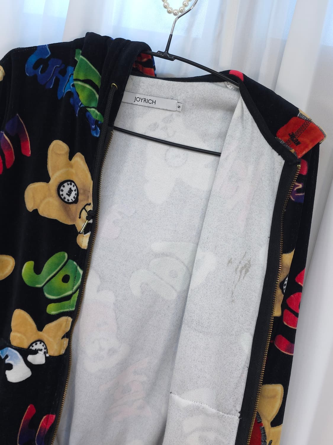 조이리치 벨벗 후드집업 상품이미지10