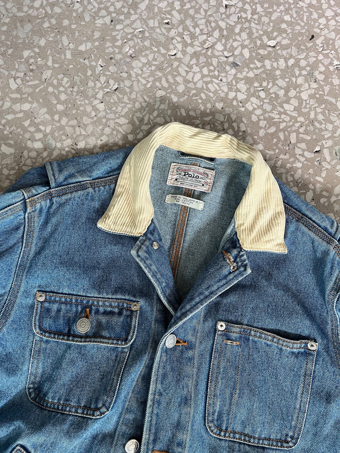 90‘s Polo Ralph Lauren Dungaree jacket 상품이미지2