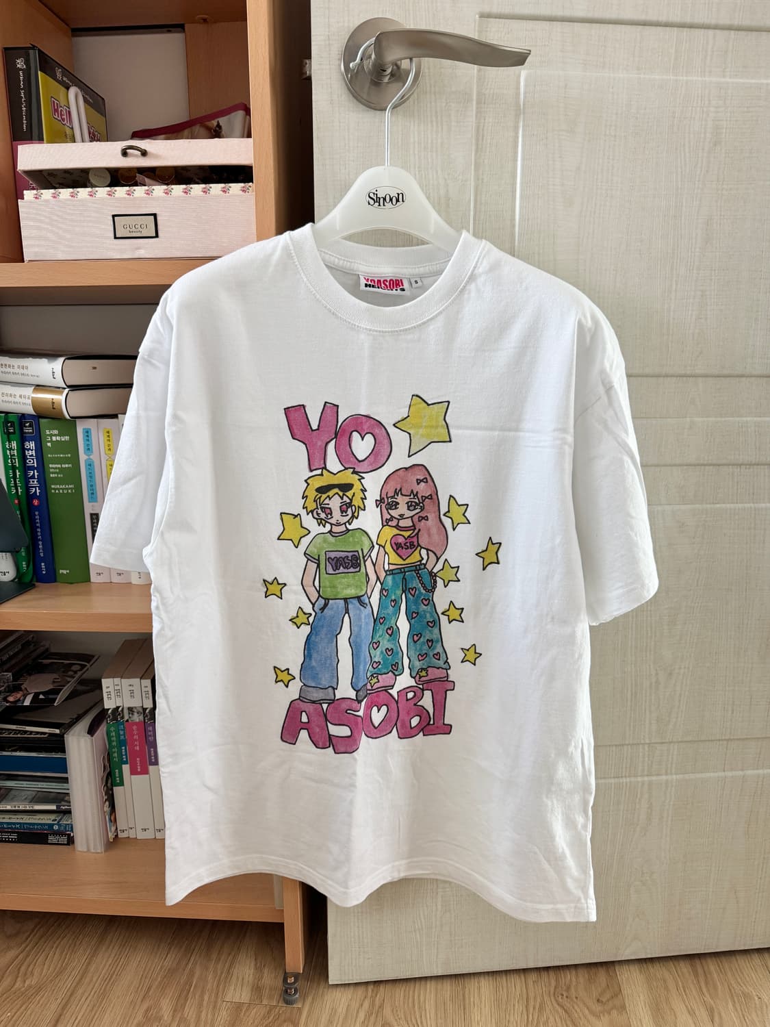 하이츠X요아소비 티셔츠 상품이미지1