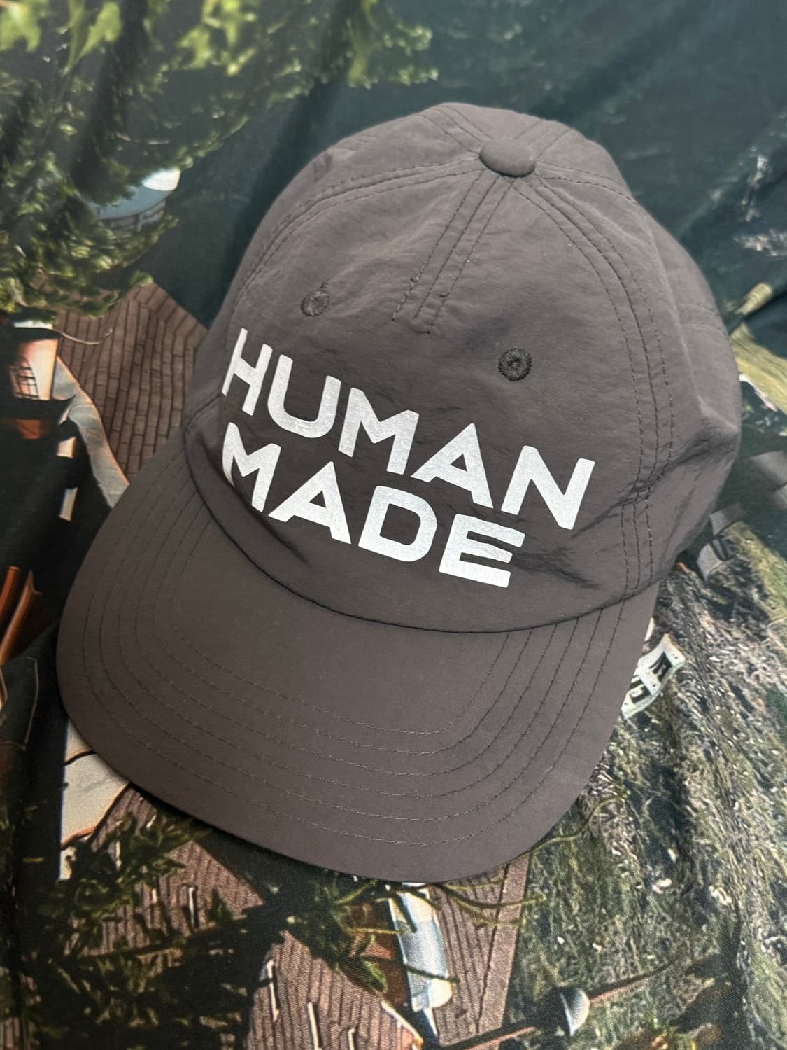 휴먼메이드 5패널 나일론 캡 그레이 상품이미지1