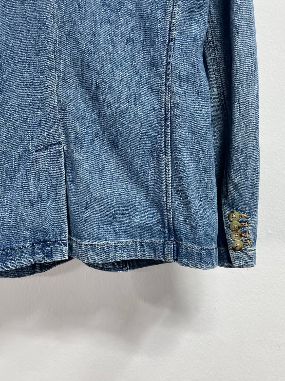 로렌 랄프로렌 우먼스 데님 싱글 블레이저 (on.39) 상품이미지5