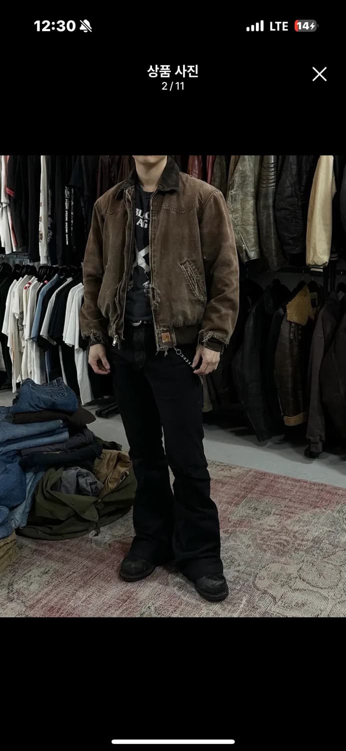 [M] 00's OG 칼하트 J14 산타페 자켓 칼하트 DKB 디트로이트 상품이미지2