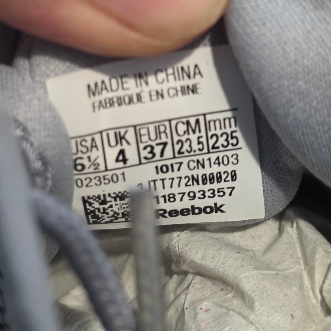 2q-29:리복 플렉스위브 트레이닝 스니커즈 그레이 (235mm 상품이미지9
