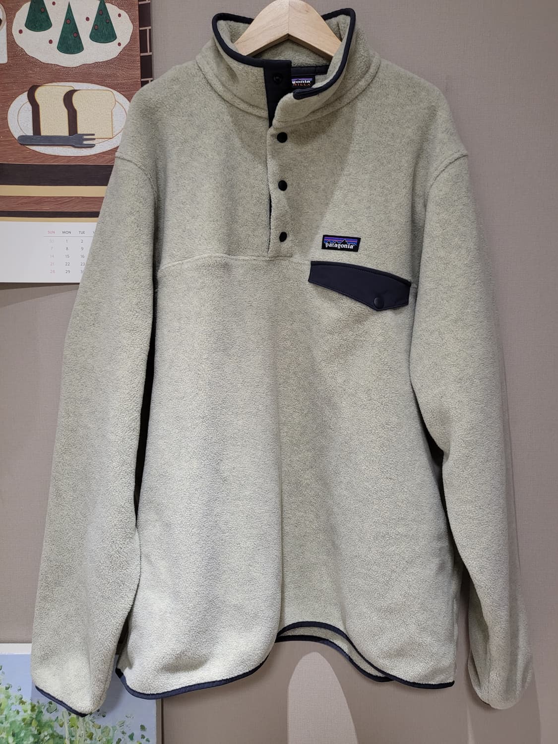 파타고니아 신칠라 스냅티 풀오버 오트밀 XL 상품이미지1
