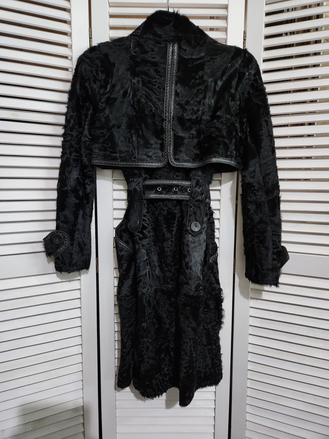 미샤 양털 양가죽 코트M 상품이미지2