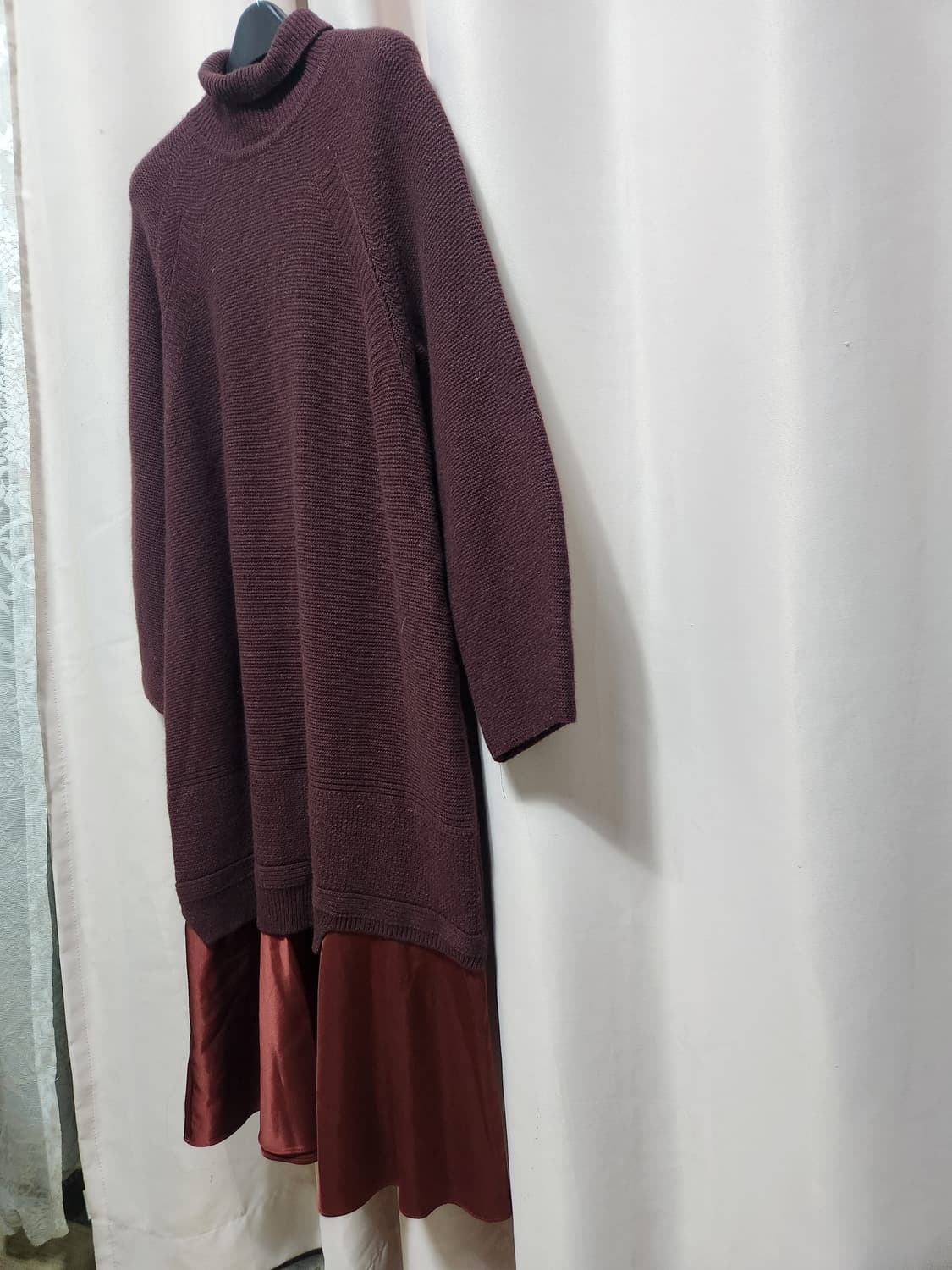 나이스크랍새틴레이어드 맥시니트원피스 상품이미지2