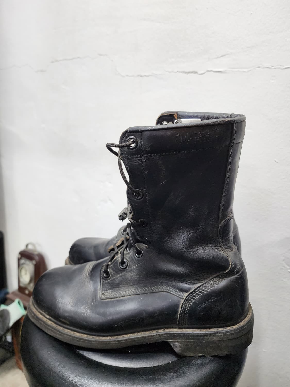 군용 밀리터리 리얼레더 전투화 상품이미지2