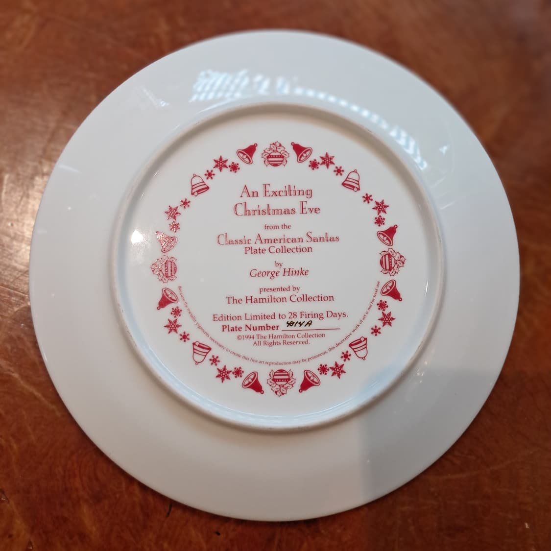 해밀턴컬렉션 크리스마스 장식 접시 상품이미지3