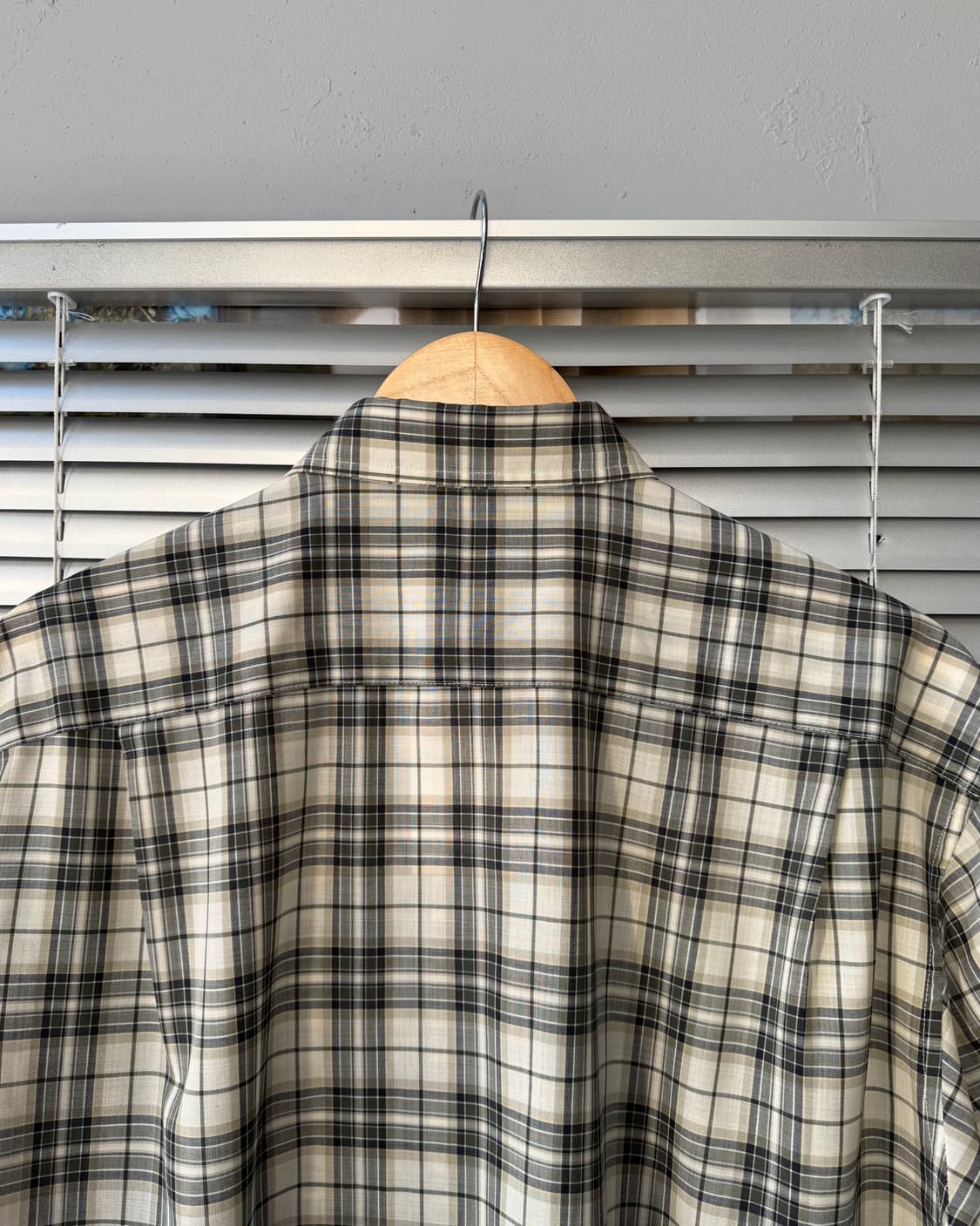 YSL 90s check short sleeve shirt 상품이미지5