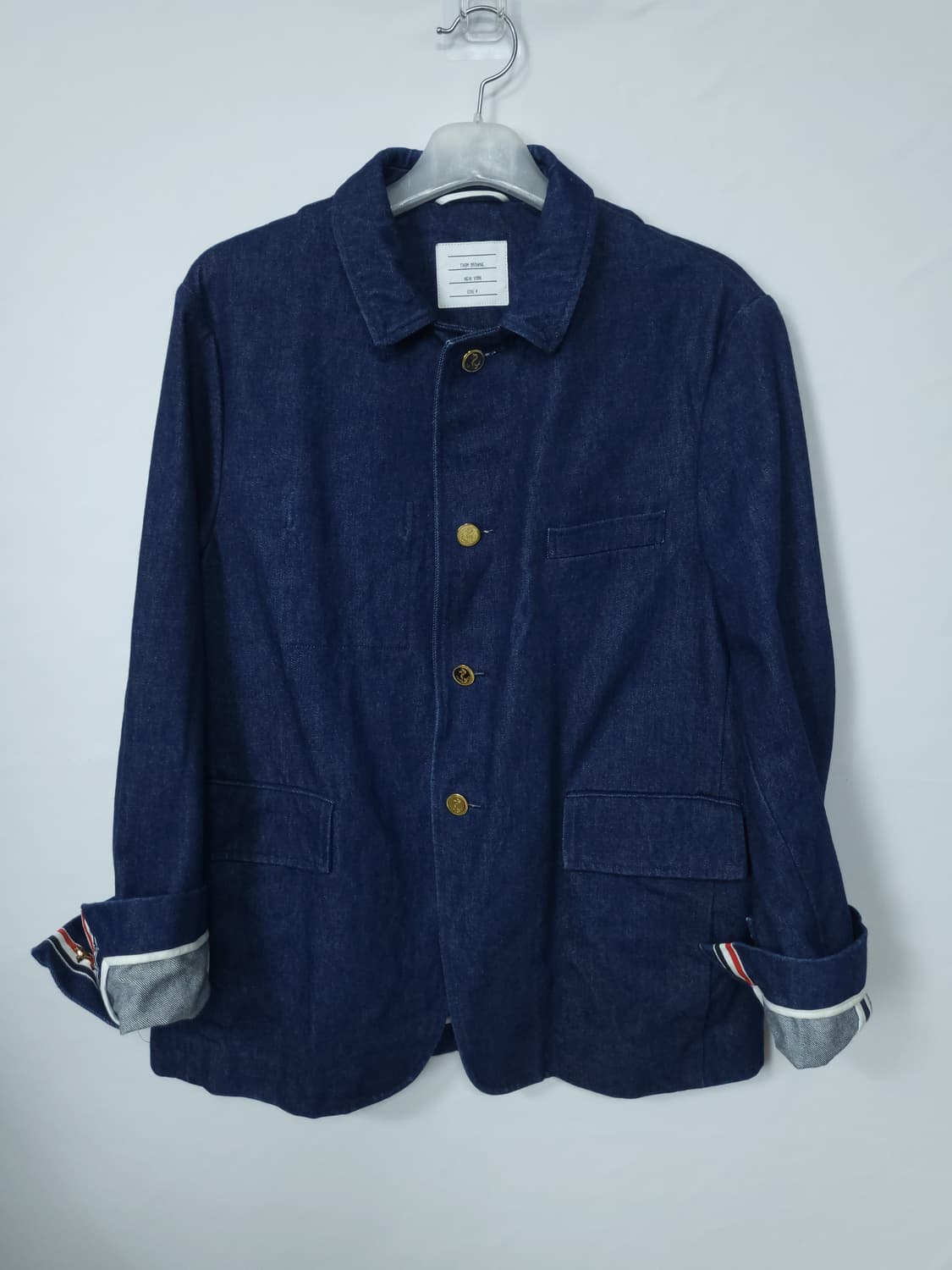 톰브라운(Thom Browne) 데님 코튼 트윌 블레이저 4 상품이미지4