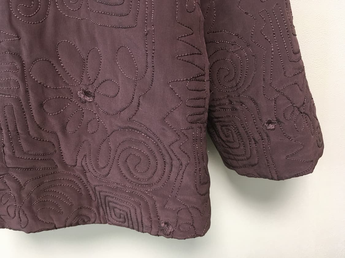 vintage quilted jacket burgundy 상품이미지8