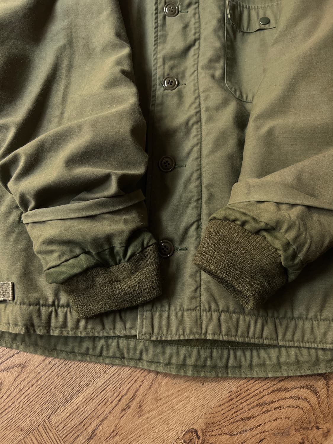 [M]80's 오리지널 U.S NAVY 미 해군 A-2 덱자켓 상품이미지5