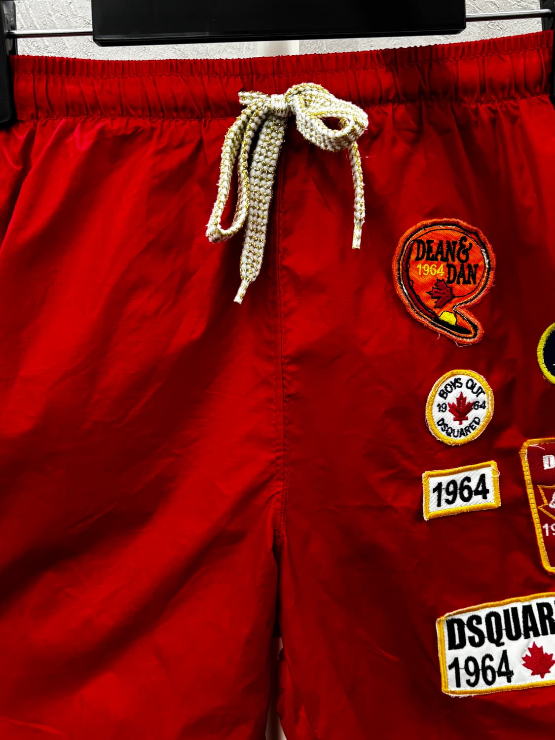 디스퀘어드 레드 패치 반바지 M 상품이미지3