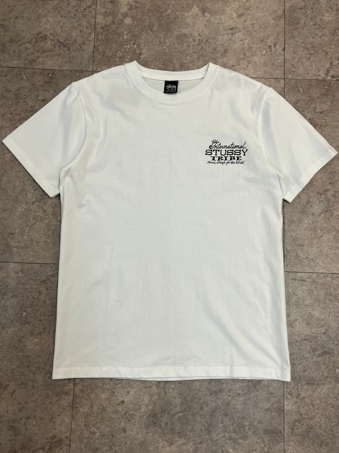 스투시 이스트 피그먼트 다이드 반팔티 화이트 M  #csz4075  상품이미지5