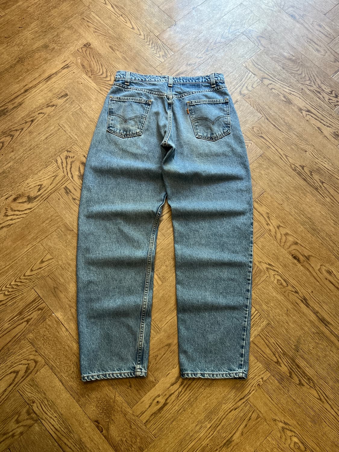 [33]90's 리바이스 USA Made 오랜지탭 550 데님 팬츠 상품이미지2