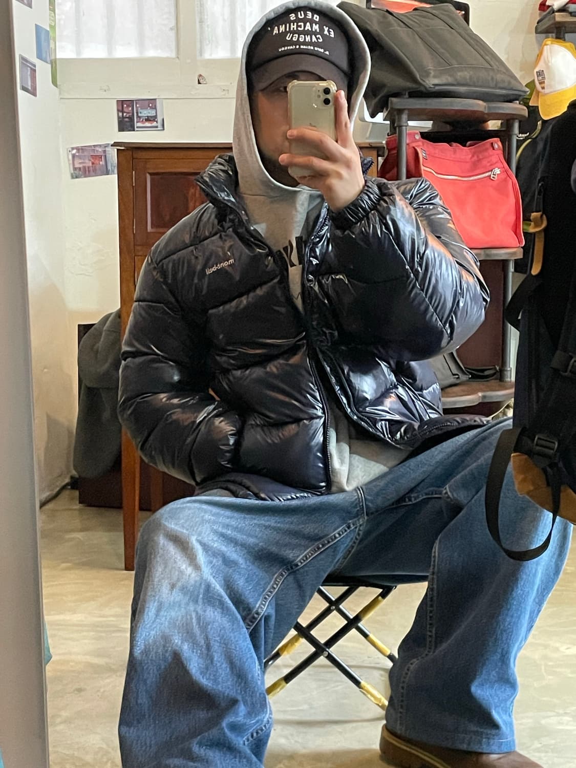 몽벨 유광 패딩 2XL (110) 상품이미지1