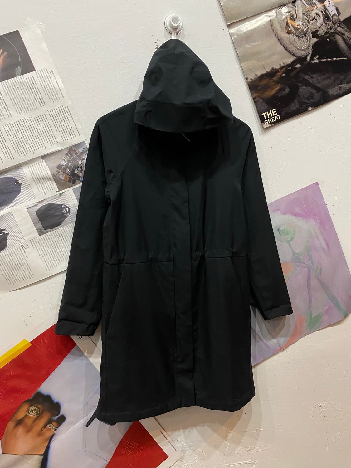 유니클로 블록테크 후드코트 M  상품이미지1