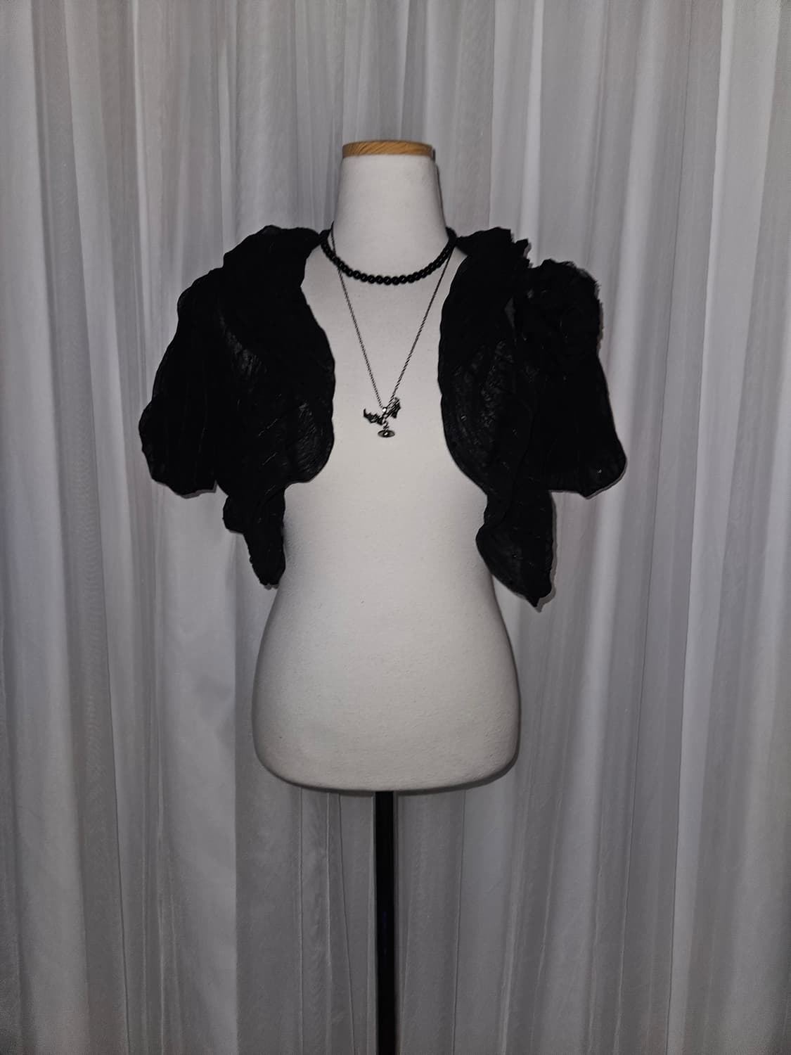 silent majority 슈슈룬 바닐라 로즈 볼레로 가디건 상품이미지1