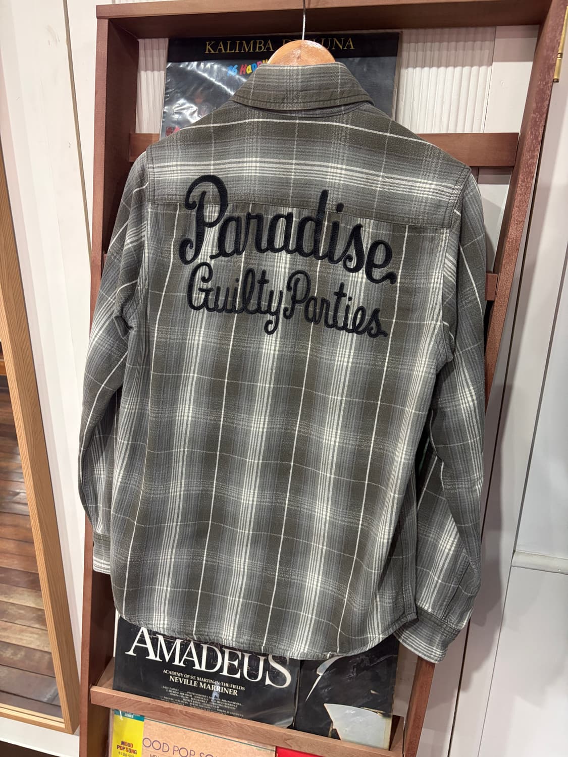 Wacko maria 와코마리아 자수 체크 셔츠 S 상품이미지7