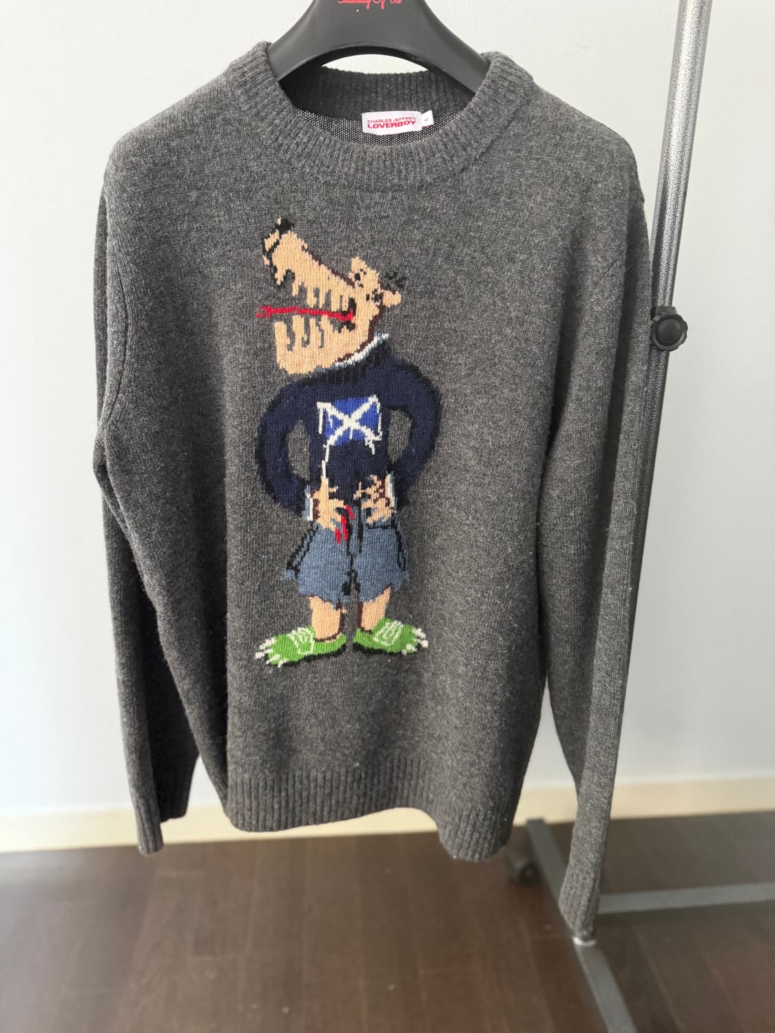 찰스 제프리 프린팅 니트 L  상품이미지1