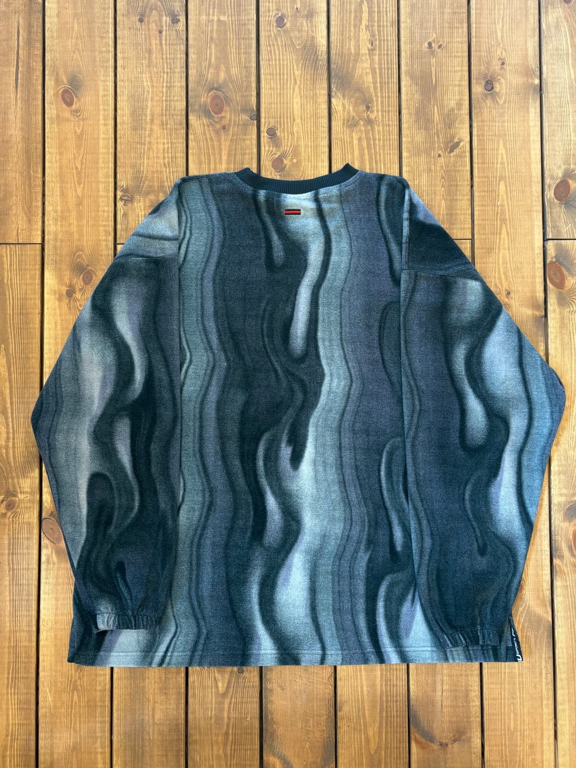 푸부 패턴 후리스 맨투맨 상품이미지6