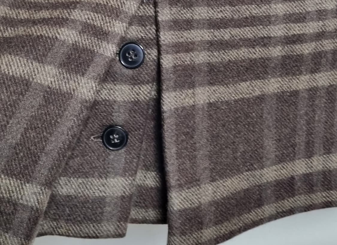 64) 막스마라 브라운 체크 울 스커트 (정품) 상품이미지3