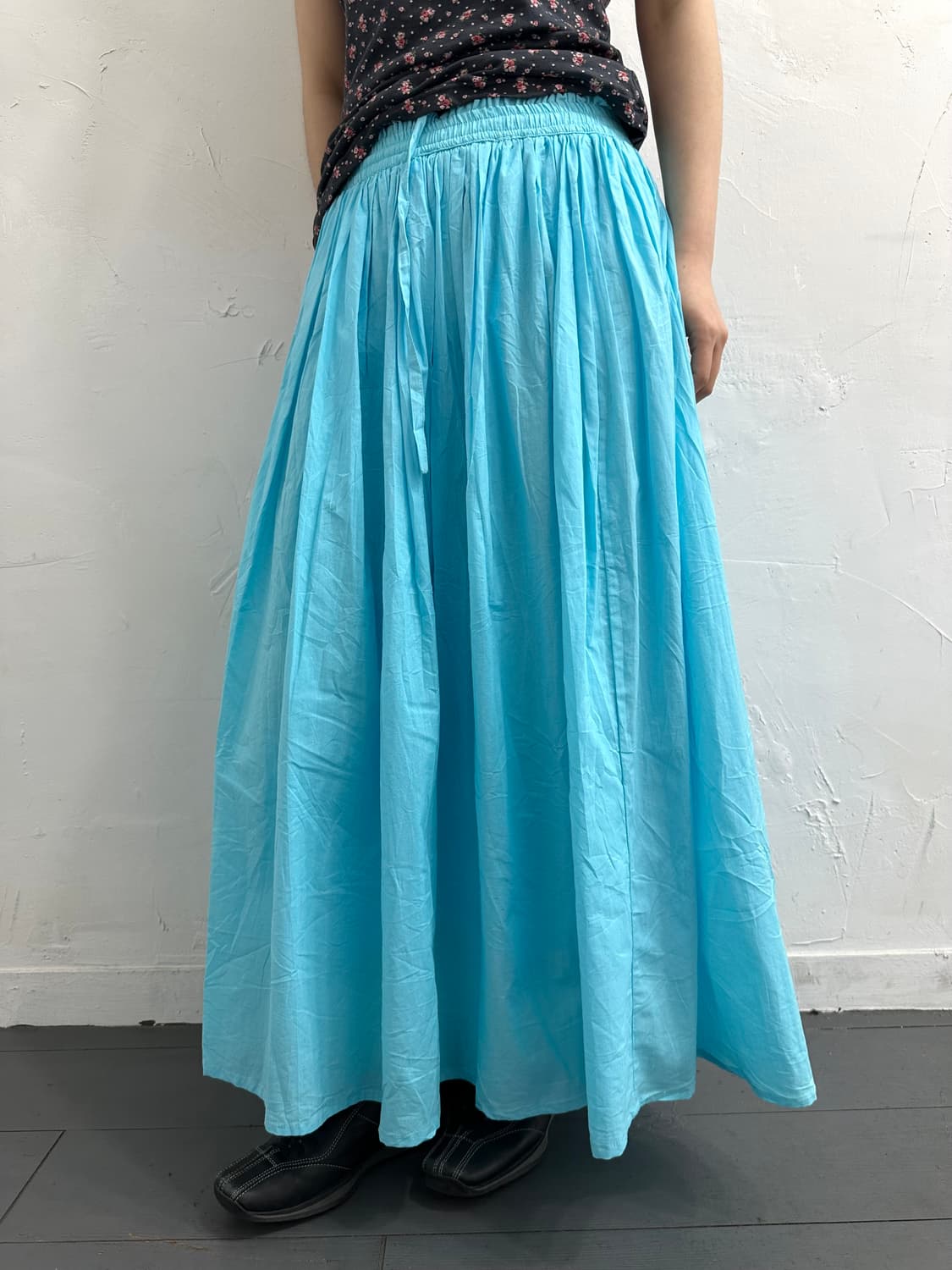 skyblue long skirt 상품이미지1