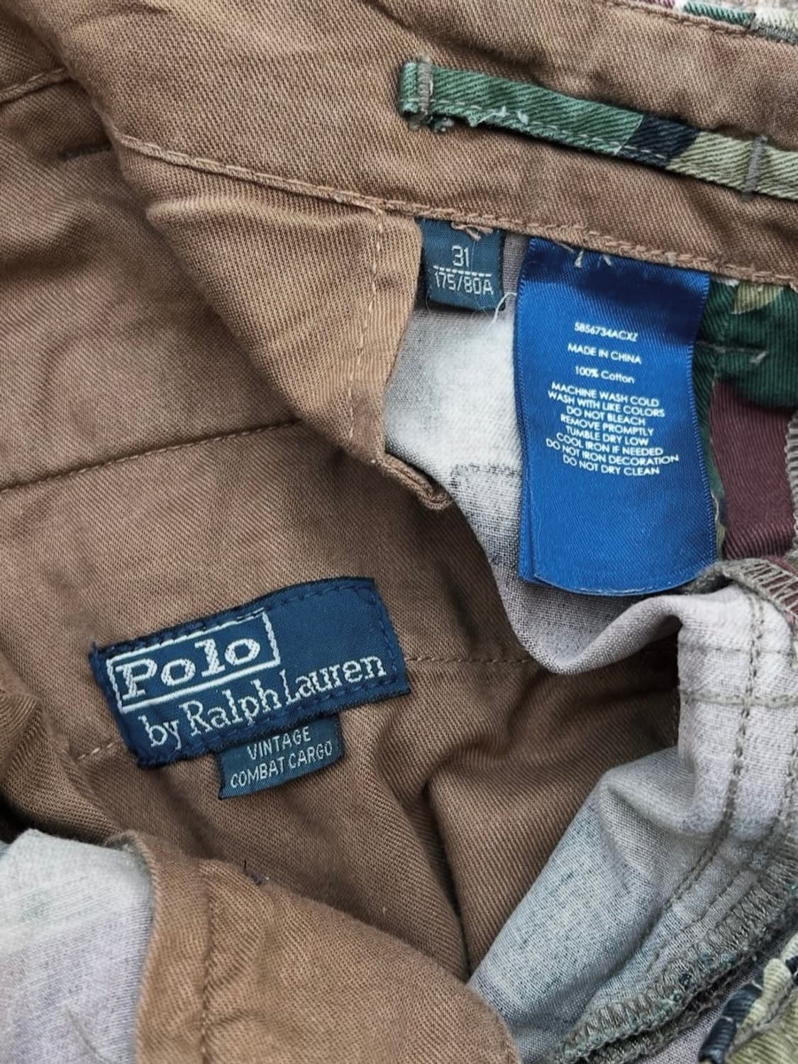 Polo RL 폴로 랄프로렌 카모플라쥬 컴뱃 카고 하프 팬츠 상품이미지10