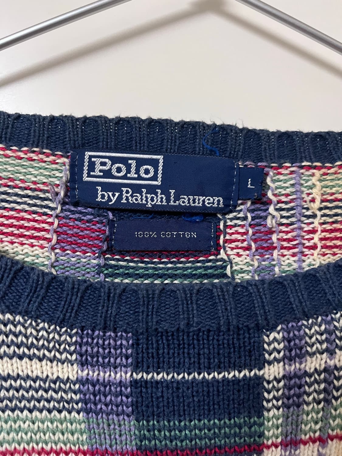 Ralph lauren cotton patchwork knit 상품이미지6