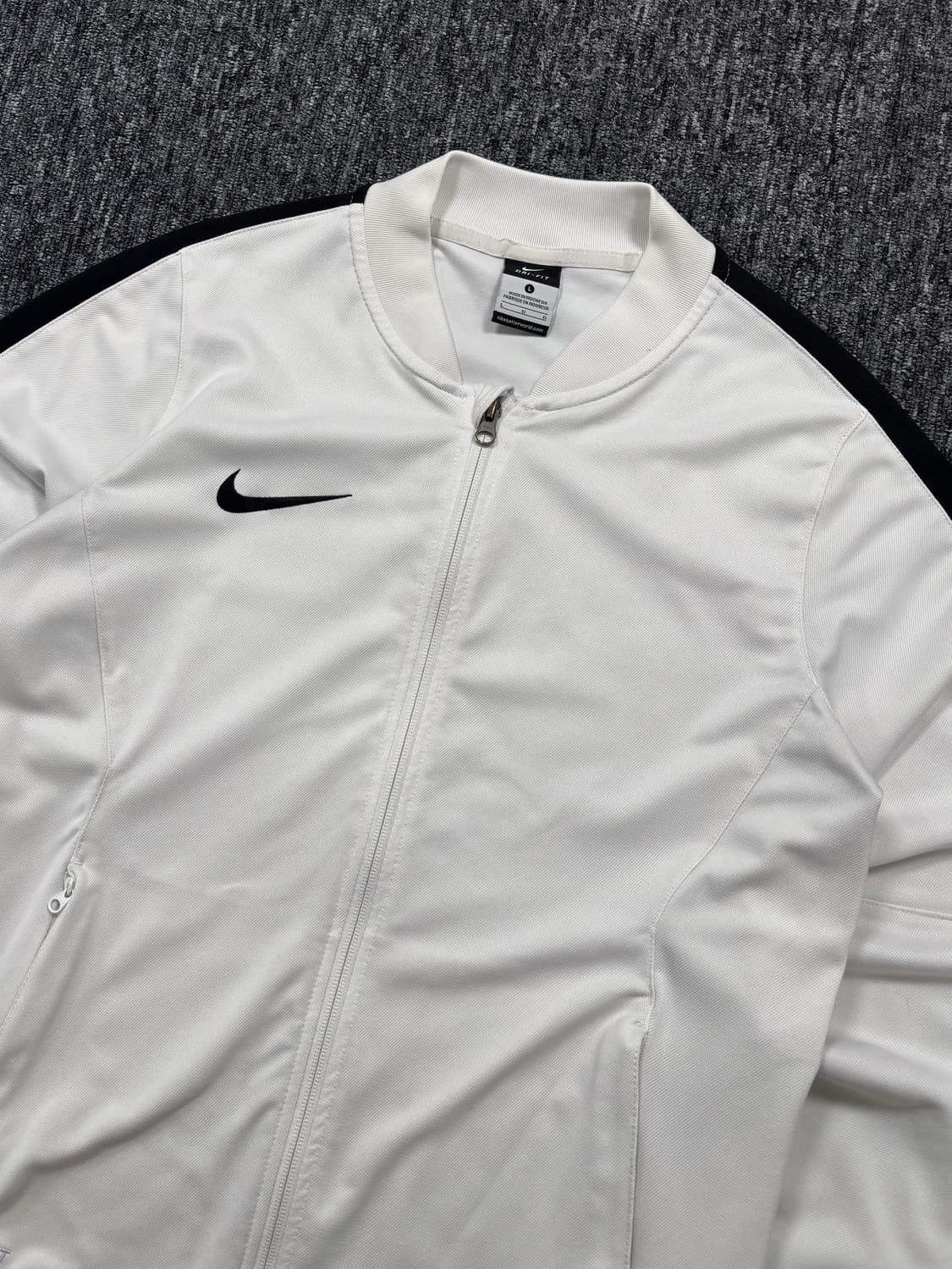 나이키 드라이핏 사이드라인 화이트 트랙탑 져지 상품이미지5