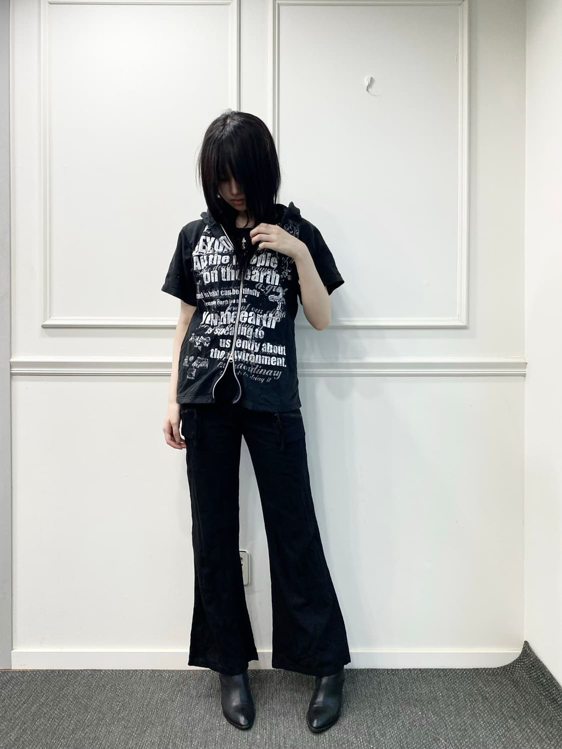 [Beaumont Carr] Punk Lettering 2-way Hoo 상품이미지7
