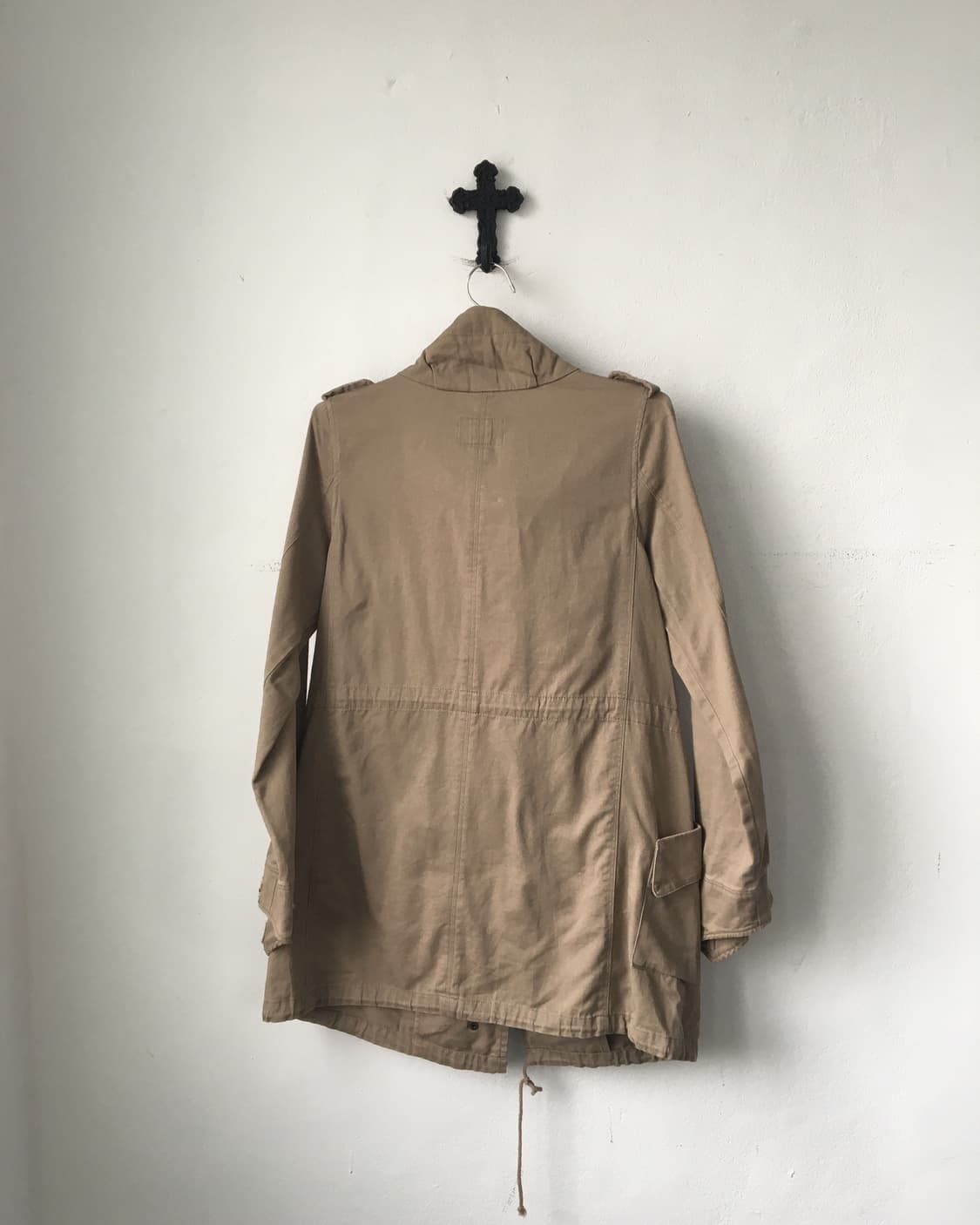 Purple & yellow high neck jacket 상품이미지3