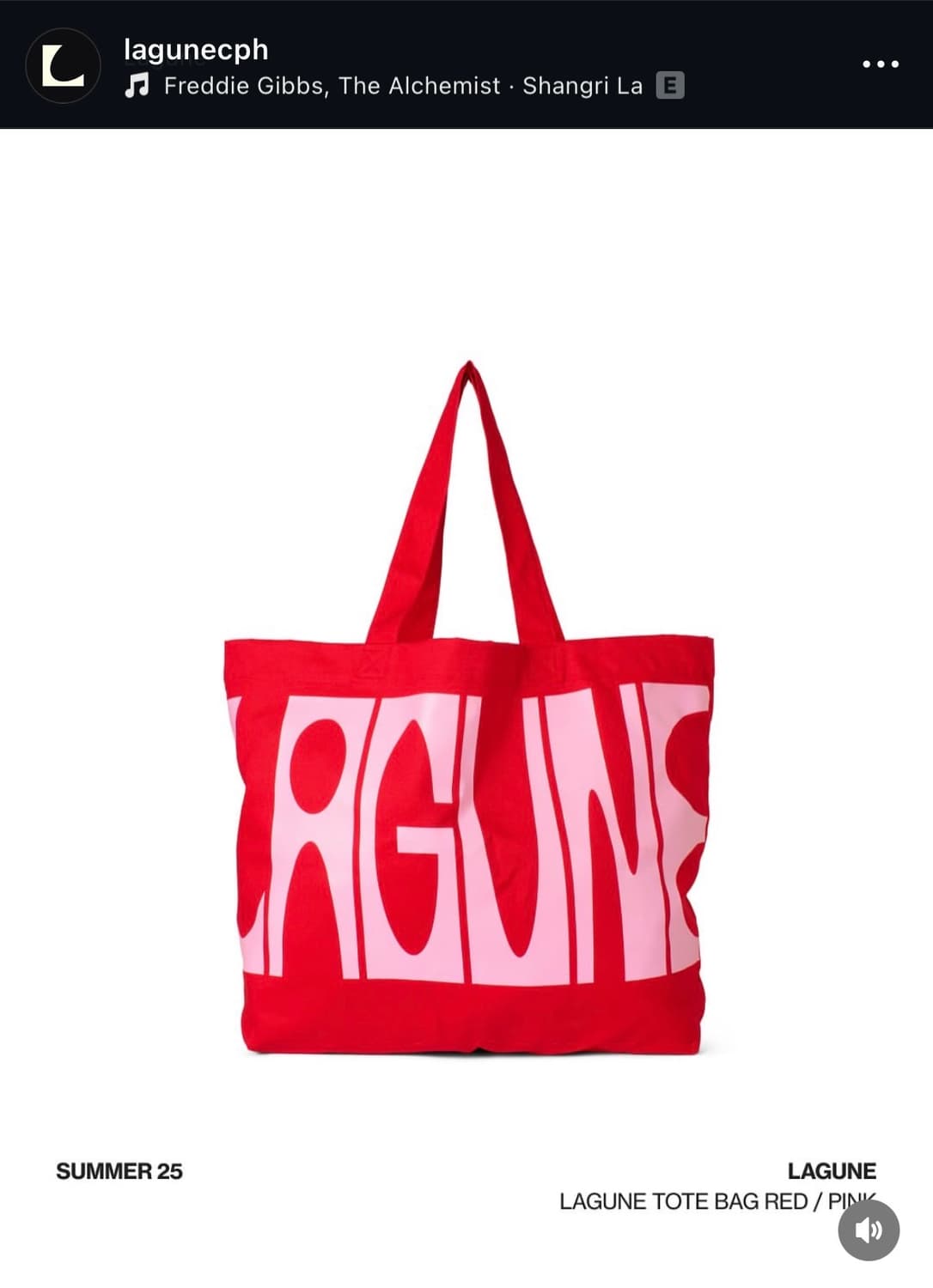 (새상품) LAGUNE Copenhagen 토트백  상품이미지1