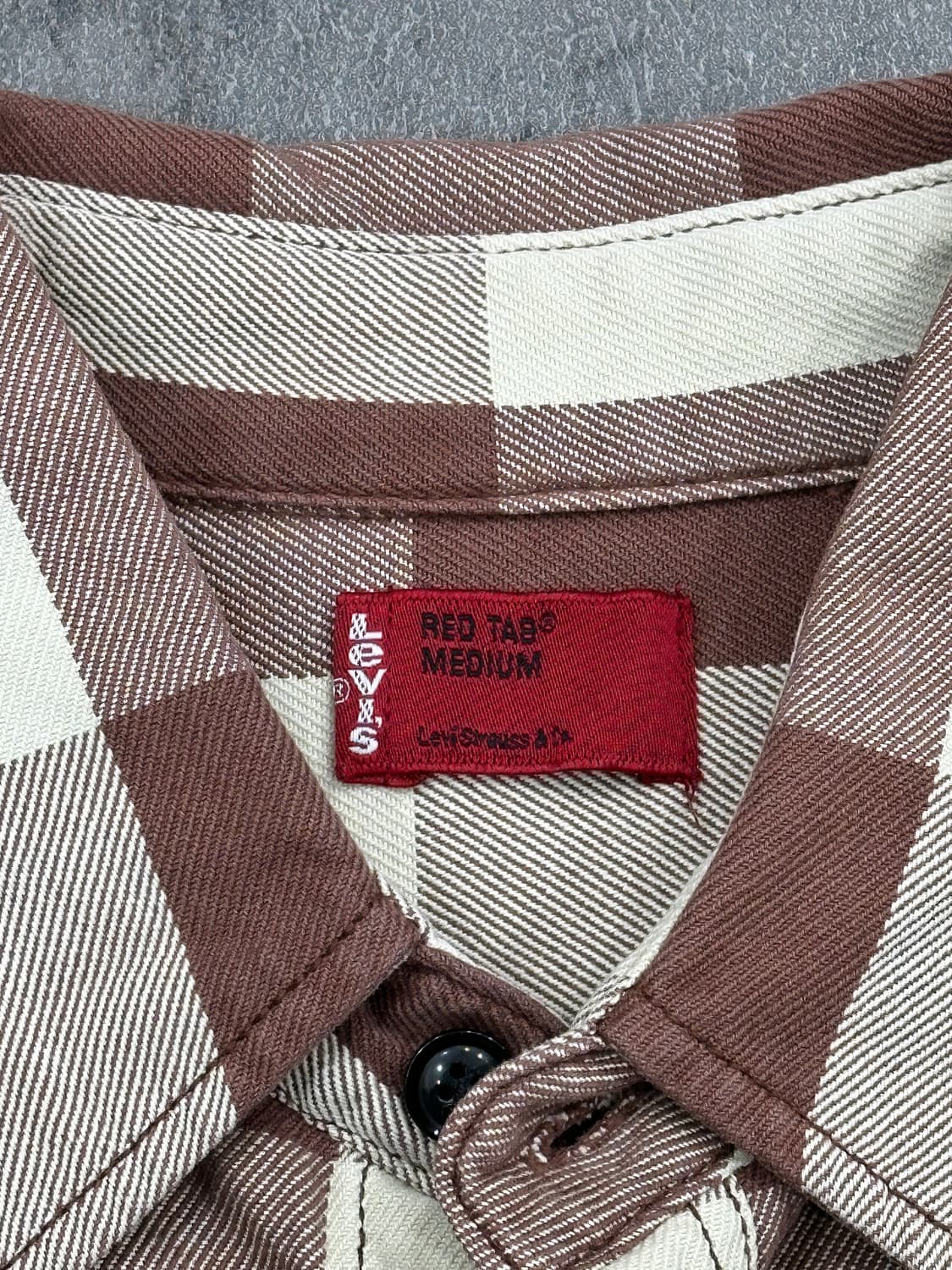 리바이스 레드탭 체크 셔츠 상품이미지4