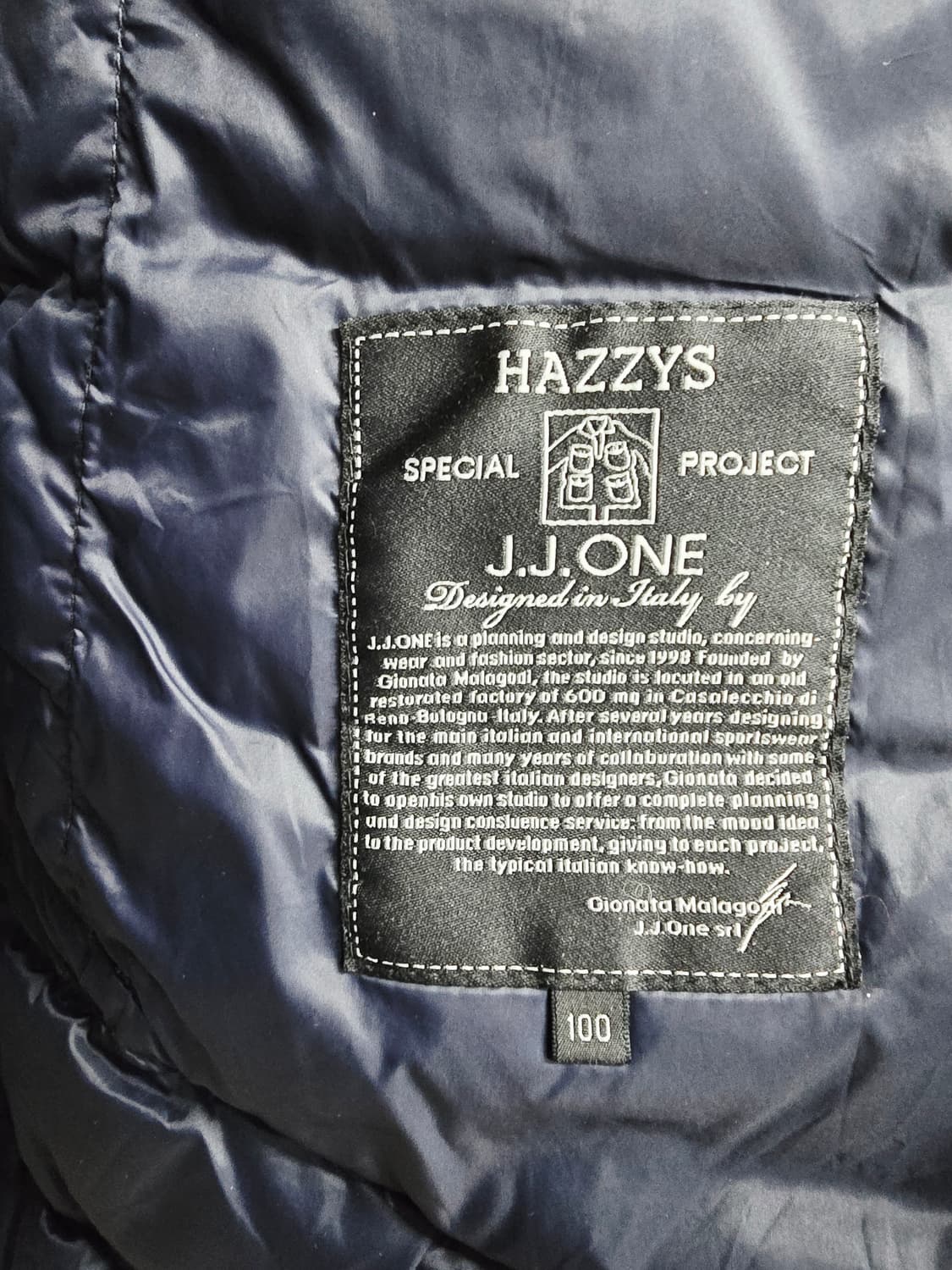 헤지스 네이비 퀼팅구스패딩 안감 코트 상품이미지9