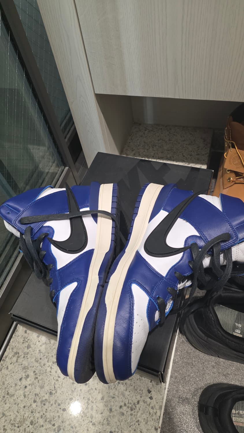 나이키 x 앰부쉬 덩크 하이 딥 로얄 블루 275 상품이미지3