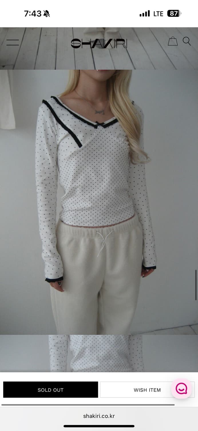 샤키리 레이스 탑  상품이미지4