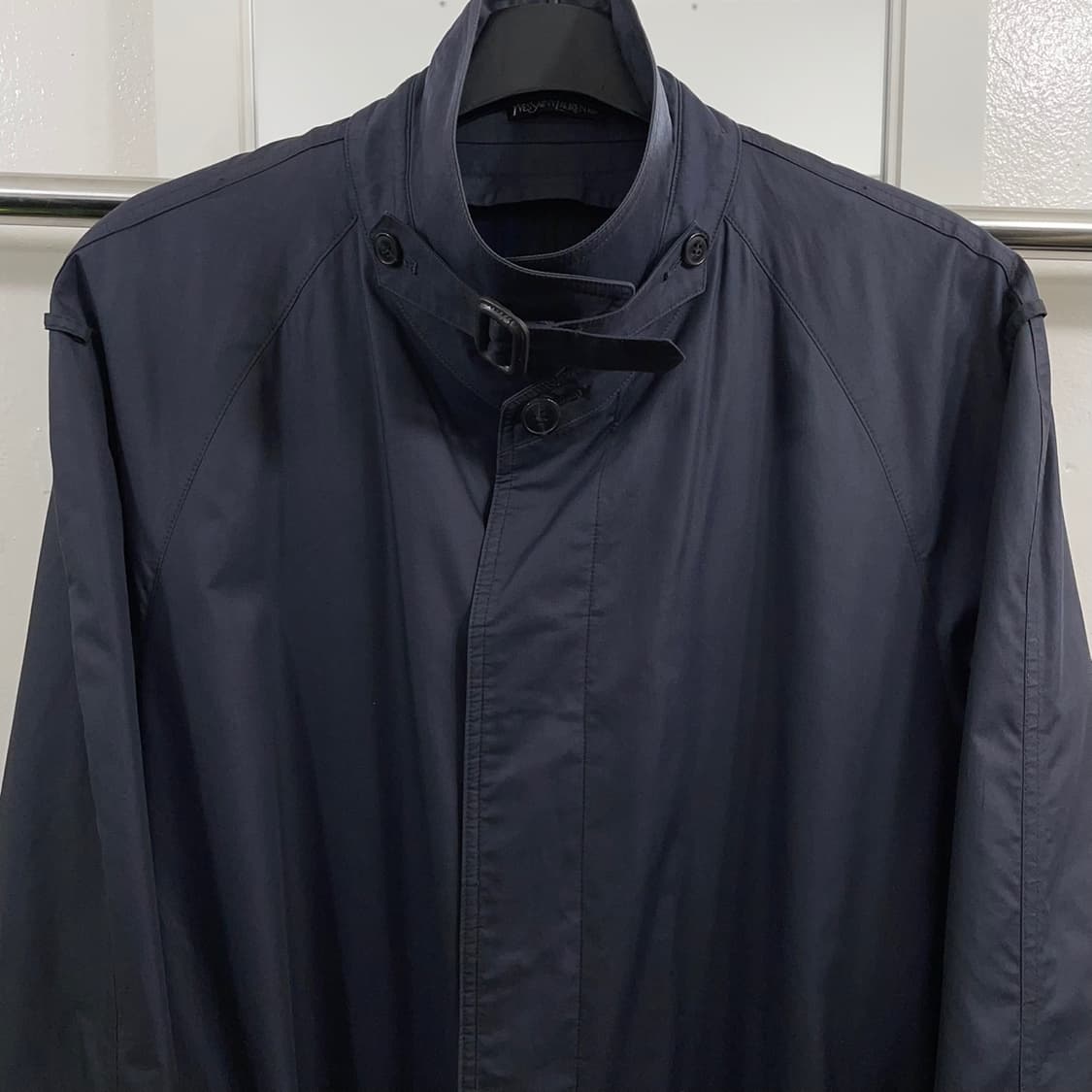 M 입생로랑 싱글 트렌치 롱코트 상품이미지2