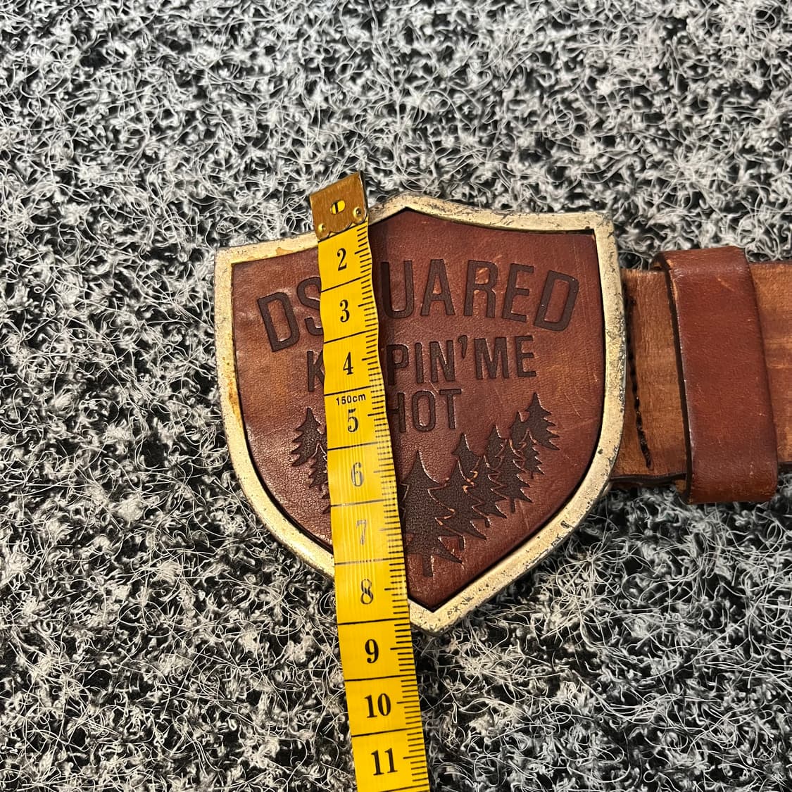 디스퀘어드 근본 빈티지 가죽 벨트 상품이미지6