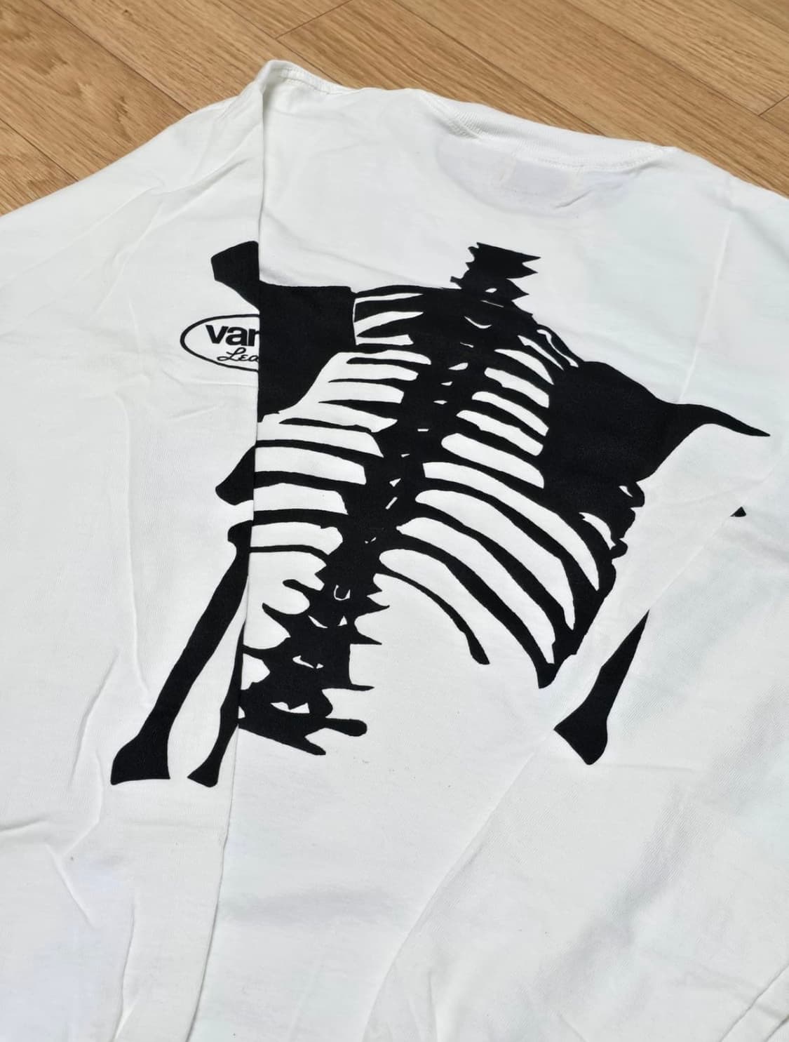 vanson 벤슨레더 벤슨 스켈레톤 본 롱슬리브 상품이미지2